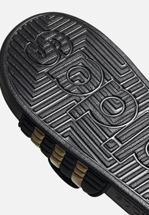 adidas Originals - Adissage - core black/gold met./core black