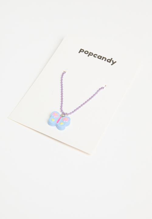 Pop Candy - Butterfly necklace - purple 