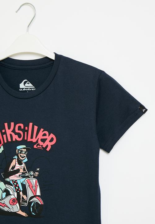 Quiksilver - Monkey business short sleeve pre-boy - navy blazer