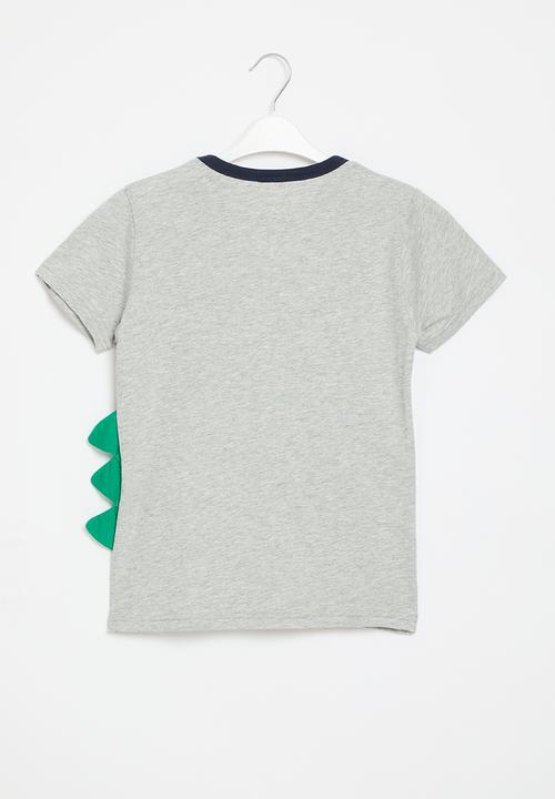 Pop Candy - Printed tee - navy & grey