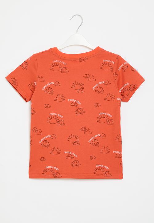 Pop Candy - Printed tee - orange