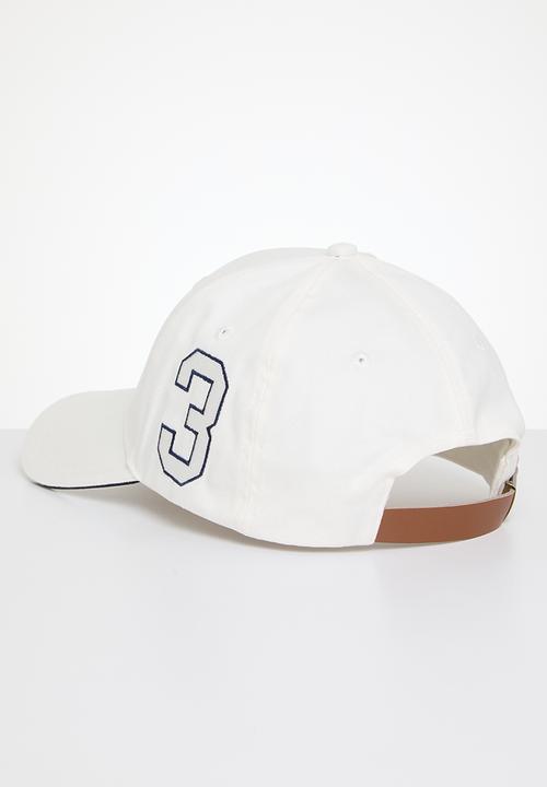 POLO - 6 Panel equestrian peak - white