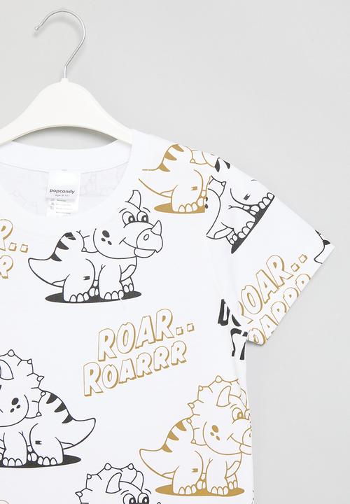 Pop Candy - Printed tee - white 