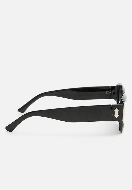 Superbalist - Finlay rectangular sunglasses - black