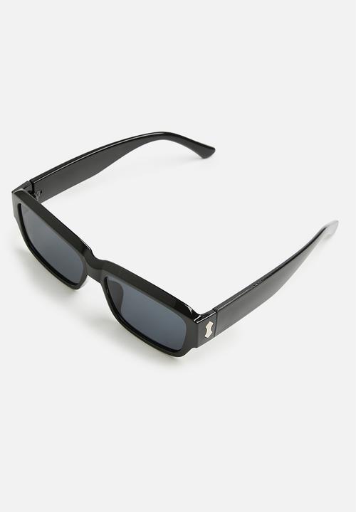 Superbalist - Finlay rectangular sunglasses - black