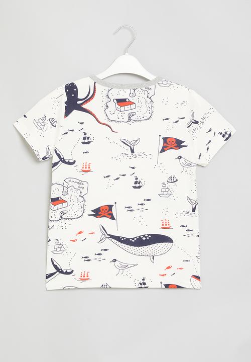 Pop Candy - Printed tee - white 