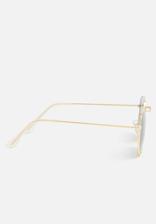 Superbalist - Imraan hexagonal frame sunglasses - gold