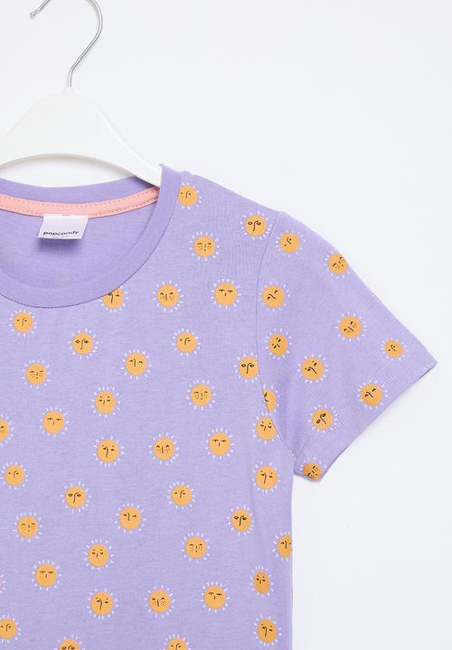 Pop Candy - Printed tee - purple