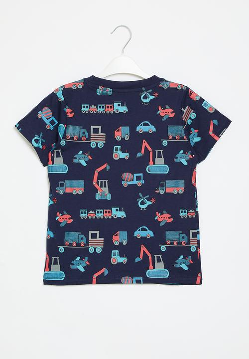 Pop Candy - Printed tee - navy