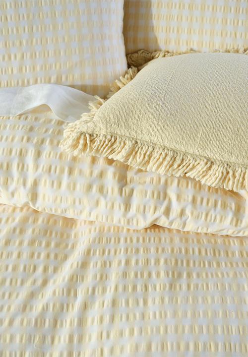 Linen House - Ferrara Duvet Cover Set - Yellow