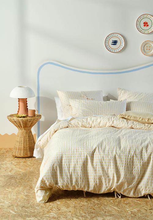 Linen House - Ferrara Duvet Cover Set - Yellow