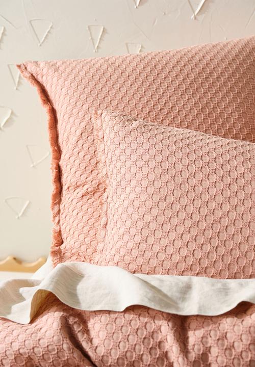 Linen House - Raquell Duvet Cover Set - Pink