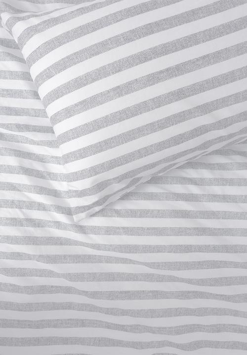 Linen House - Charlie Duvet Cover Set - Grey