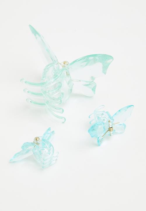 Pop Candy - 3 Pack hair clips - blue