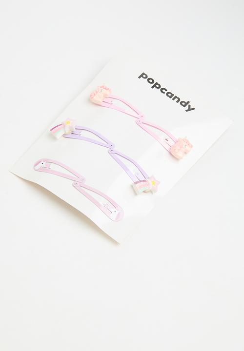Pop Candy - Hair clips - pink & purple