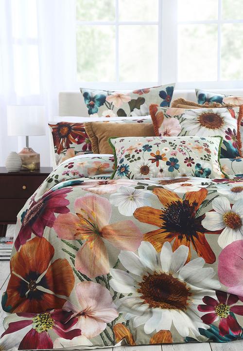 Linen House - Flowerbed MM Duvet Cover Set - Multi
