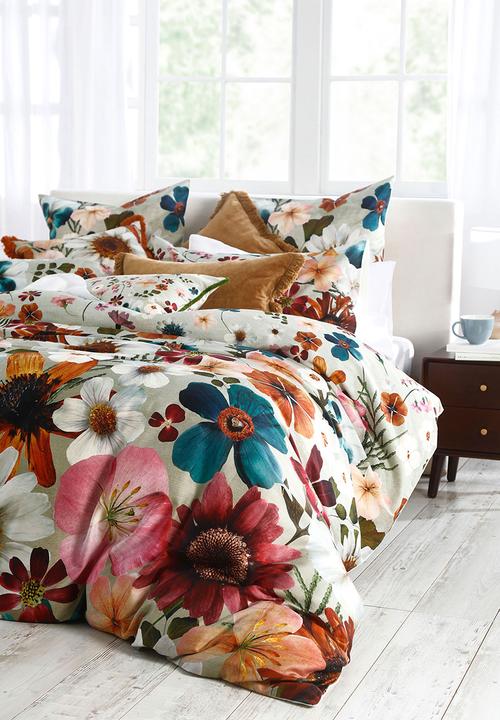 Linen House - Flowerbed MM Duvet Cover Set - Multi
