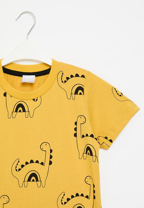 Pop Candy - Printed tee - yellow