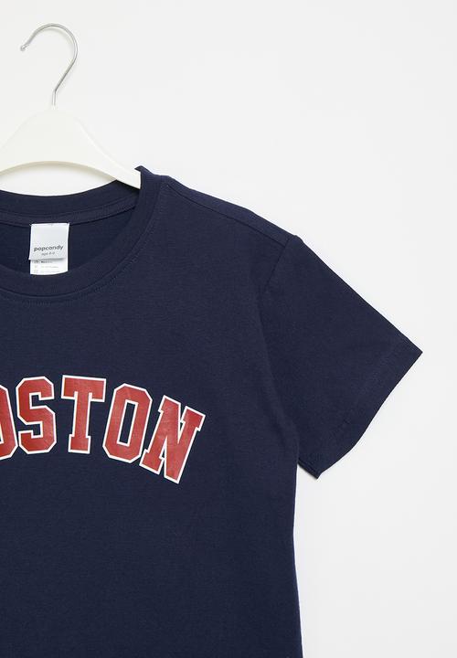 Pop Candy - Boston  tee - navy