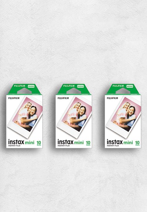 Fujifilm - Instax Cam Mini 12 Light Up Your Instax Kit - Clay White