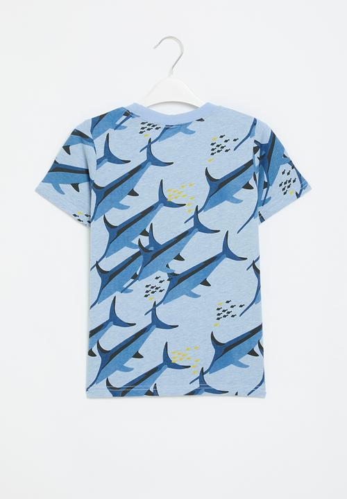 Pop Candy - Printed tee - blue