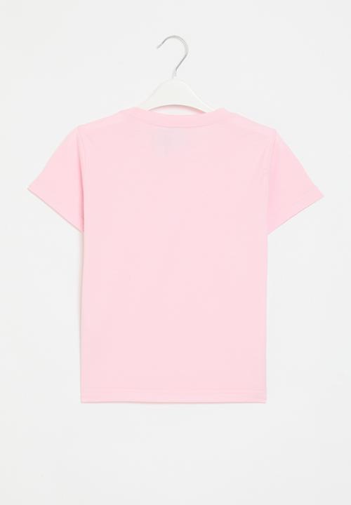 adidas Originals - Ess tee y - clear pink & maroon