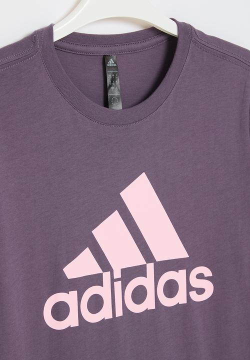 adidas Originals - U bos 3 tee - shadow violet & clear pink