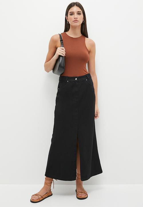 Me&B - Maxi skirt - black