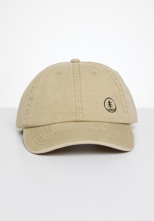 Lark & Crosse - Embroided baseball cap - taupe