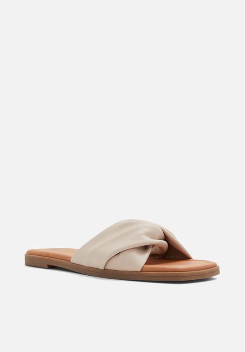 Call It Spring - Peaches slip-on sandal - bone