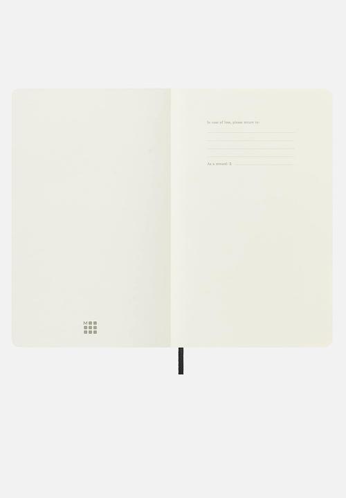 Moleskine - Soft large plain notebook - black