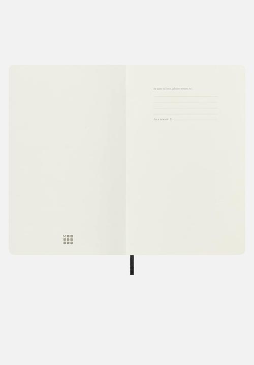 Moleskine - Soft large ruled notebook - black
