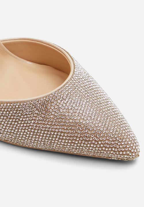 Call It Spring - Jamila slingback court - bone shiny
