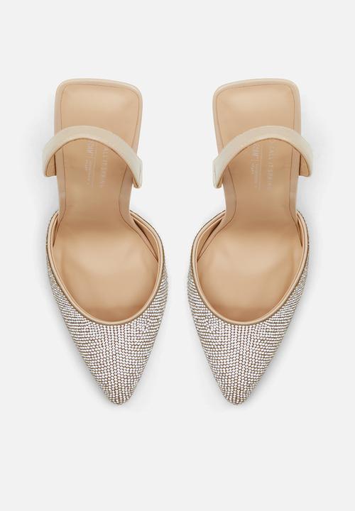 Call It Spring - Jamila slingback court - bone shiny