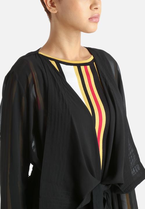 Lavish Alice - Sheer Chiffon Maxi Trench