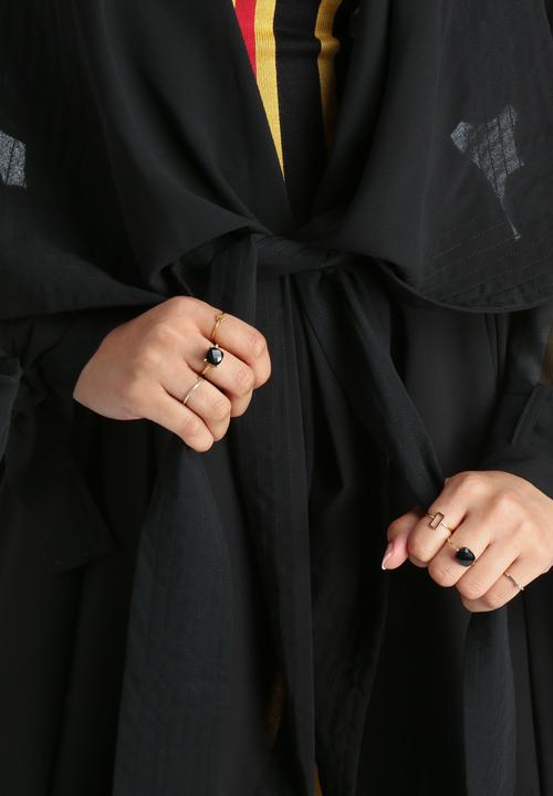 Lavish Alice - Sheer Chiffon Maxi Trench