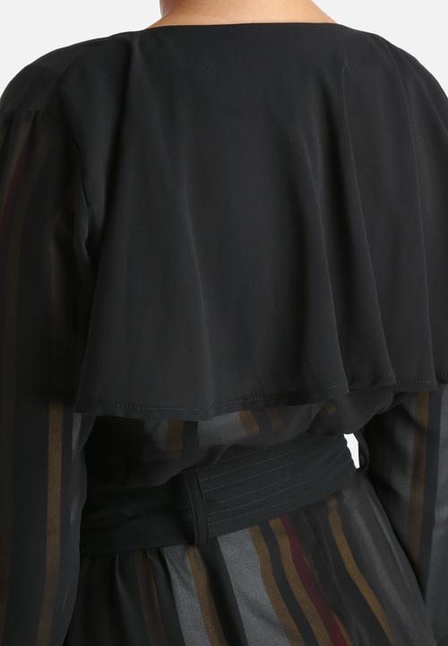 Lavish Alice - Sheer Chiffon Maxi Trench