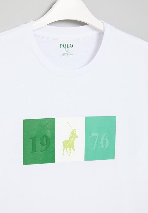 POLO - Boys cooper printed tee - white