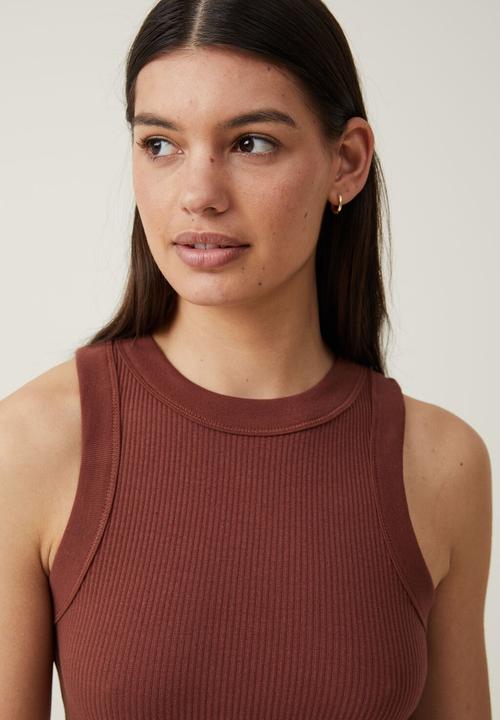Cotton On - The 91 tank - bottle brown