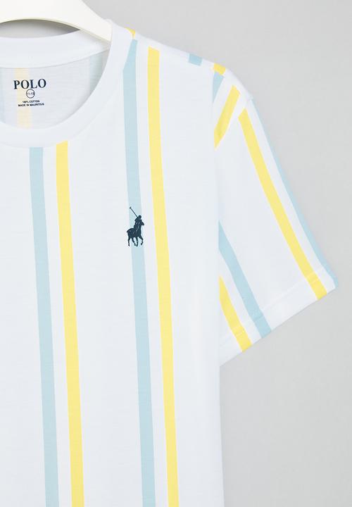 POLO - Boys liam vertical striped tee - multi 