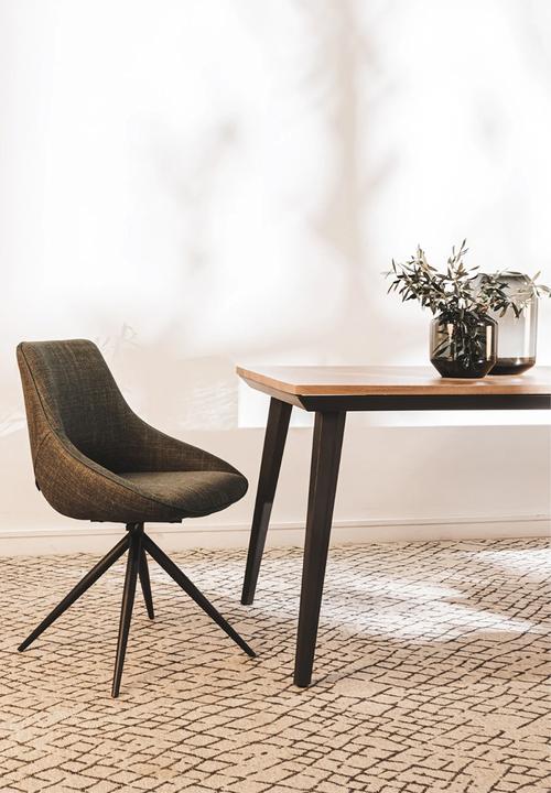 Hertex Haus - Louis Swivel Dining Chair - Hunter