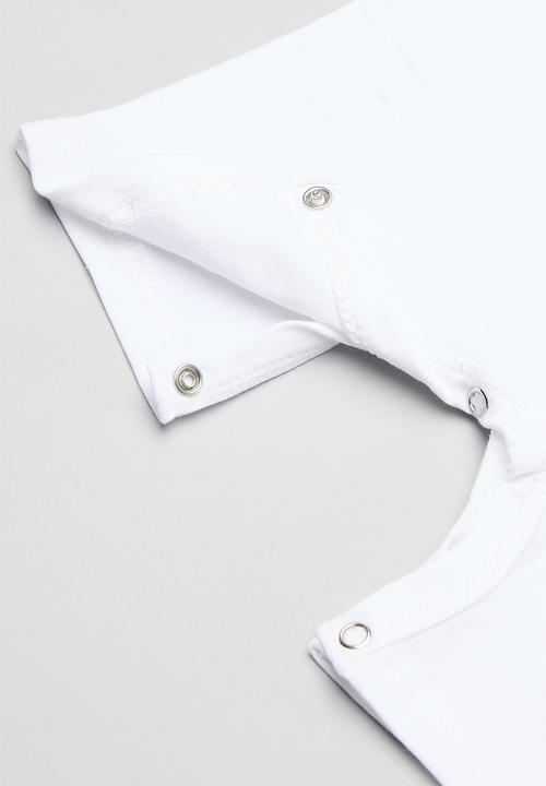 Pop Candy - 2 Pack short sleeve romper - grey/white