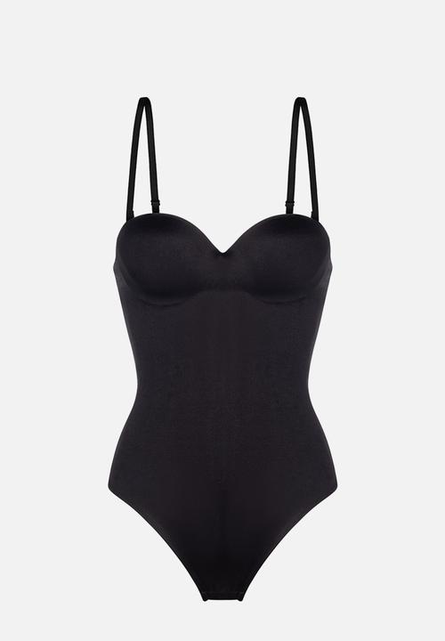 DORINA - Sublime sculpt light padded thong bodysuit - black