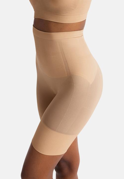 DORINA - Absolute sculpt high waist shorts - beige