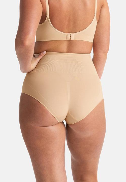 DORINA - Absolute sculpt mid waist brief - beige