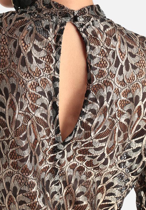 Vero Moda - Henry High Neck Lace Top