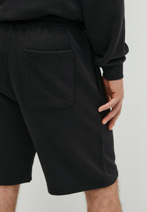Converse - Converse Go-To Embroidered Star Chevron Standard Fit Fleece Short - Black