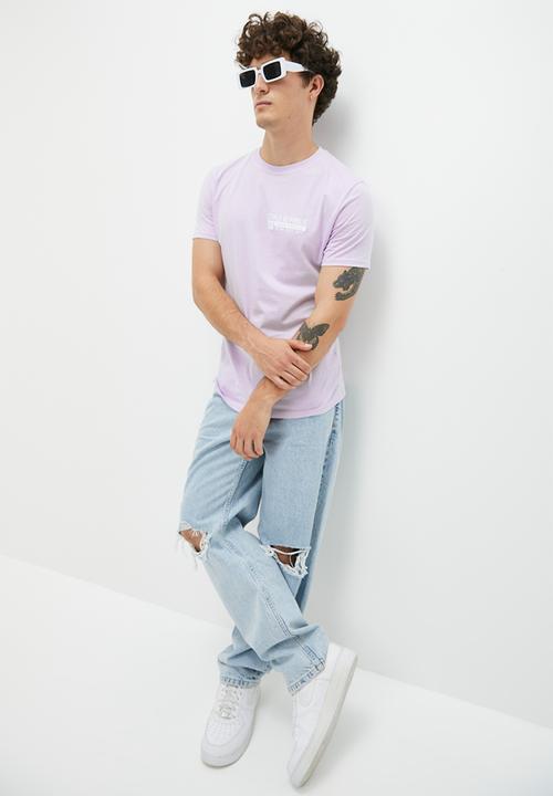 STYLE REPUBLIC - Josh SR Logo Graphic Tee - Lilac
