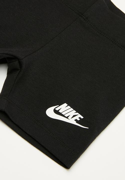 Nike - Nike logo bike shorts - black