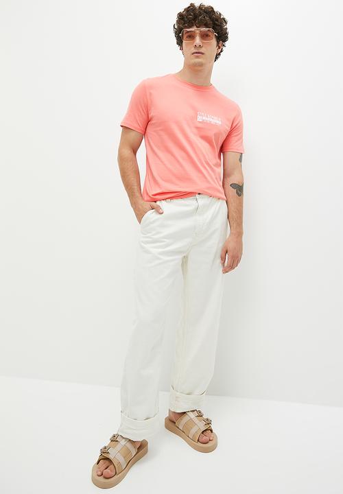 STYLE REPUBLIC - Josh SR Logo Graphic Tee - Dusty Pink